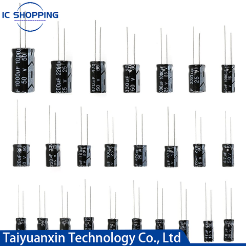 10V 16V 25V 35V 50V 63V Aluminum Electrolytic Capacitor 2.2 3.3 4.7 10 22 33 47 100 220 330 470 1000 2200 3300 4700 6800 10000UF ► Photo 1/3