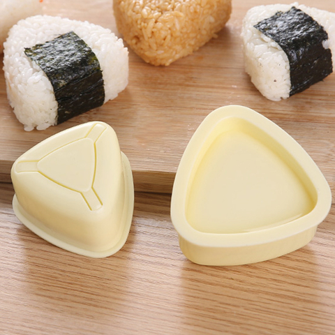 4PCS/Set DIY Sushi Mold Onigiri Rice Ball Food Press Triangular Sushi Maker  Mold Sushi Kit Japanese Kitchen Bento Accessories - AliExpress