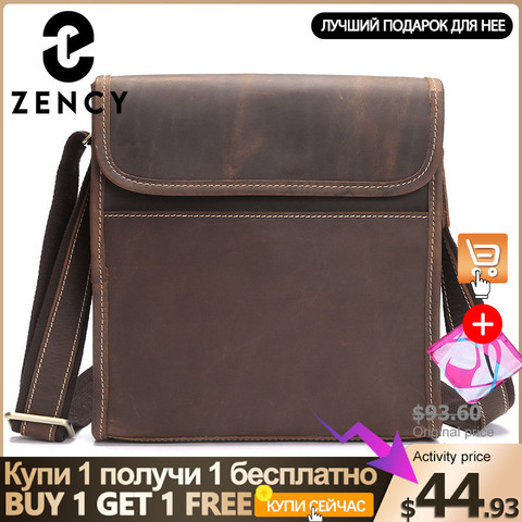 2022 New Arrival Men's Genuine Leather Shoulder Bags High Quality Men Vintage Ipad Holder Ruksacks Design Fashion Messenger bags ► Photo 1/6