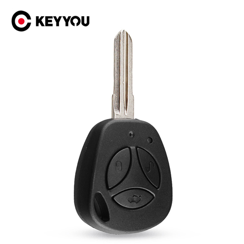 KEYYOU 3 Buttons Auto Car Key Shell Replacement For Lada Priora Kalina Vesta Grant Uncut Blade Auto Blank Remote Key Case Fob ► Photo 1/6