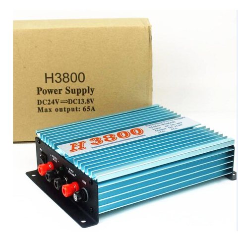 H3800 Transformer 24V to 13.8V 65A / 100A Regulator Power supply for Mobile Two way Radio Car Radio 18V-40V In 13.8V 65A/100A ► Photo 1/6
