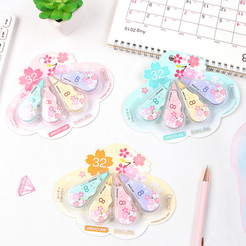 4Pcs/Set Kawaii Cherry Correction Tape Cute Cartoon Tapes School Writing Corrector Tool Office Supplies Stationery ► Photo 1/6