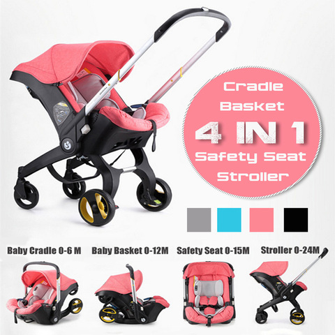 Infant Baby Car Seat Stroller, 4 In 1 Car Seat Stroller Combo