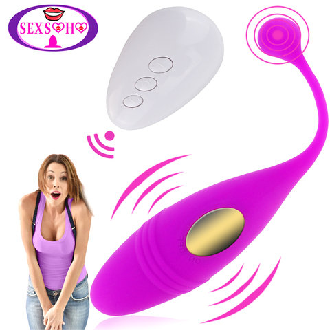 Panties Wireless Remote Control Vibrator Vibrating Eggs Wearable Balls Vibrator G Spot Clitoris Massager Adult Sex toy for Women ► Photo 1/6
