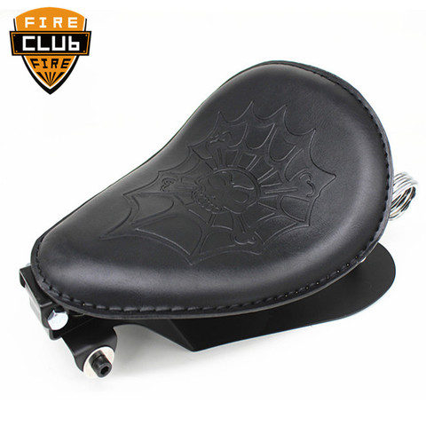 Motorcycle Solo Seat /Solo Seat Baseplate /Springs /Bracket Sitting Cushion Mounting Kit For Harley Sportster 883 Bobber Chopper ► Photo 1/6