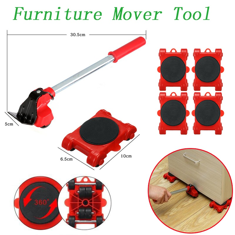 Portable Moving Furniture Lifter Heavy Duty Furniture Lifter Tool Widely Used in a Variety of Scenarios and Can Bear 400kg / 881lb,Elderly and Ladies Can Also Use It Easily…
