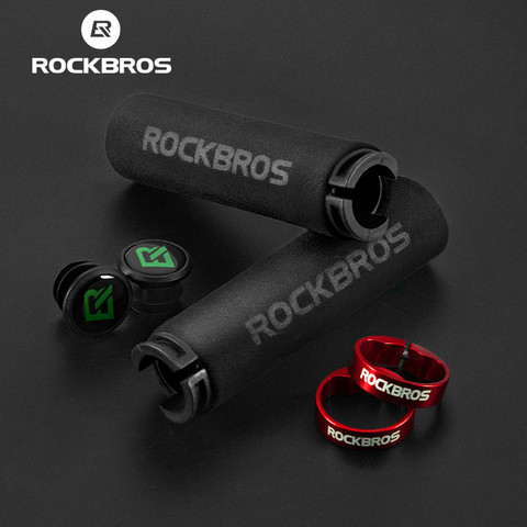 ROCKBROS  Sponge Cycling Grips Bicycle Handlebar Anti-skid Shock-absorbing Cycling Grips Ultraight Mountain Bike Ultraight Grip ► Photo 1/1