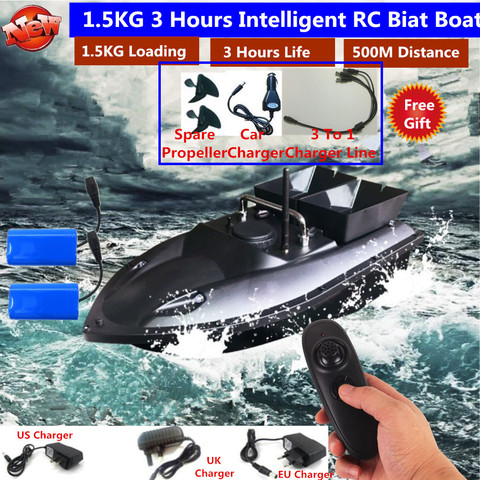 180Mins 500m RC Distacne Auto RC Remote Control Fishing Bait Boat Speedboat  Fish Finder Ship Boat With EU charger US/UK Charger ► Photo 1/6