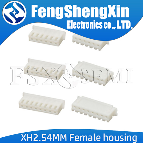 20pcs XH2.54mm Plastic Shell / Housing XH-Y 2P/3P/4P/5P/6P/7P/8P/9P/10P/11P/12P/13P/14P/15P/16P White connector 2.54mm Pitch ► Photo 1/1