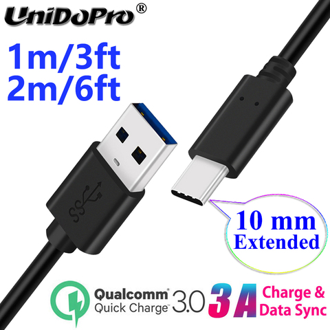 10mm Long Tip USB Type C Charger Cable for Blackview BV9100 BV9500 Plus P10000 BV9600 BV9500 BV9000 BV9700 BV9800 BV9900 Pro ► Photo 1/6