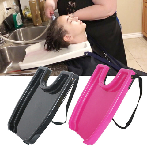 1pc hair salon shampoo basin plastic holder barber flushing plate hairdressing styling tools ► Photo 1/3