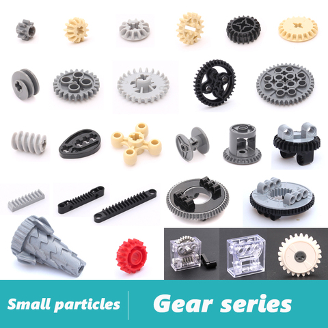 10pcs Gear Series DIY Building Blocks  Accessories Bricks Technic Parts Suitable For All Brands Small Particles Toys ► Photo 1/6