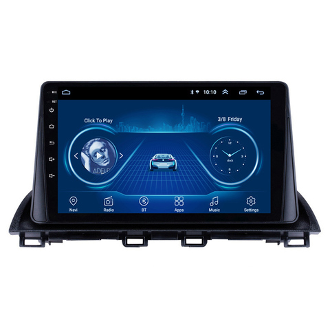 For Mazda 3 2014-2017 2 din Adroid 8.1 Car Radio Stereo FM WIFI GPS Navigation Multimedia Player  head unit ► Photo 1/6