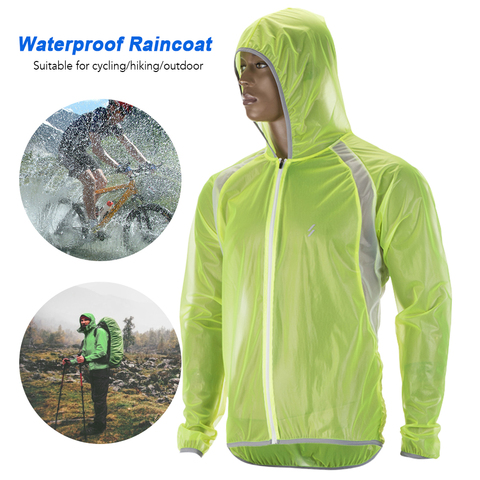 Waterproof Cycling Jacket Rainproof MTB Bike Wind Coat Thin Lightweight Breathable Road Bicycle Jacket Raincoat for Men Women ► Photo 1/6