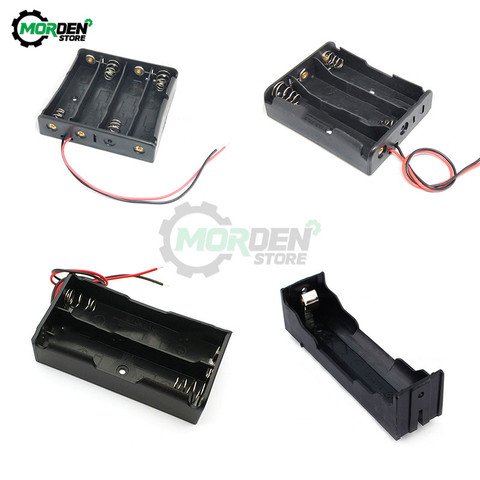 1/2/3/4Slots 18650 Battery Battery Holder Plastic Battery Case Storage Box For 4*3.7V 18650 Lithium Battery ► Photo 1/5