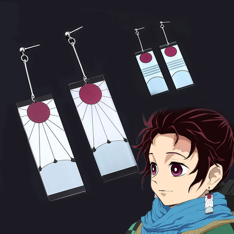 New Anime Demon Slayer Kimetsu no Yaiba Earring Kamado Tanjirou Nezuko  Cosplay Acrylic Earrings For Women men jewelry gifts - Price history &  Review | AliExpress Seller - SuperHero Movie Jewellery Store 