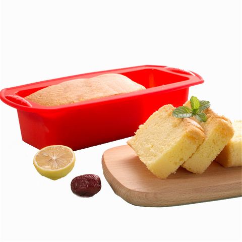 Silicone Bread Pan Mold Toast Bread Mold Cake Tray Long Square Cake Mould Bakeware Non-stick Baking Tools Cake Mold Loaf Pans ► Photo 1/6