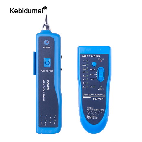 RJ45 Cat5e Cat6 CAT6A Cable Finder RJ11 Telephone Wire Tracker Toner Ethernet LAN Network Cable Tester Detector Line Finder ► Photo 1/6