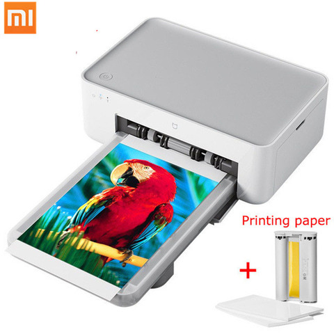 Xiaomi Mijia Mi Photo Printer 6-inch High-Definition Auto Film Multi-size ID Photos Smart Printer Wireless Phone Photo Printer ► Photo 1/6