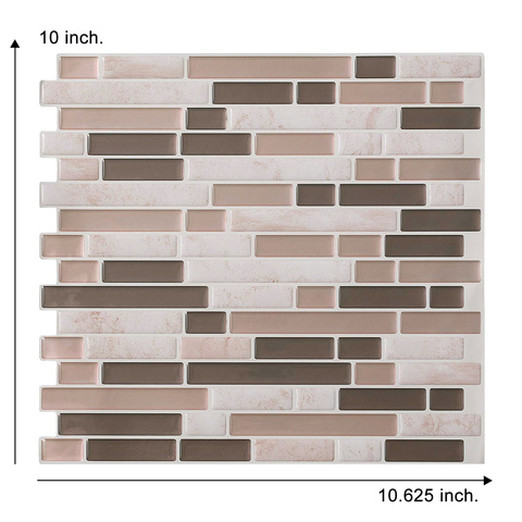 3D Self Adhesive Mosaic Wall Tile Peel and Stick Wallsticker Tile DIY Kitchen Cooking Concepts Foil Backsplash Wall Tile Sticker ► Photo 1/6