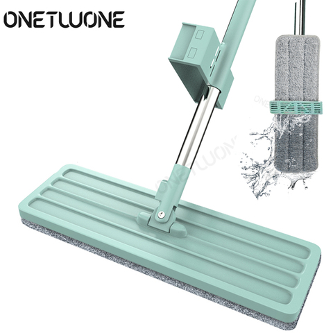 Self-Wringing Magic Mop Free Hand Washing Flat Mop Automatic Spin 360 Rotating Wooden Floor Mop Cleaner Lazy Household Cleaning ► Photo 1/6