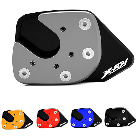 For HONDA XADV X-ADV 750 2017 2022 X ADV Motorcycle Accessories Kickstand Foot Side Stand Enlarger Support Plate Pad Extension 4 ► Photo 1/6