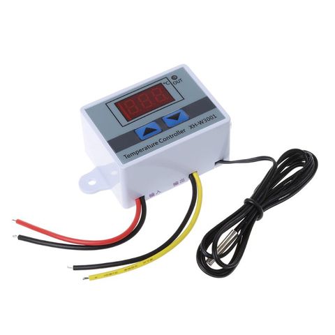 Digital LED Thermometer Temperature Controller AC220V 10A Thermostat Incubator Control Microcomputer Probe Weather Station ► Photo 1/6
