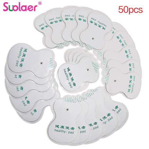 50PCS Tens Acupuncture Electrode Pads Digital Therapy Machine Slimming Massager myostimulator Adhensive Gel Health Pad for Tens ► Photo 1/5