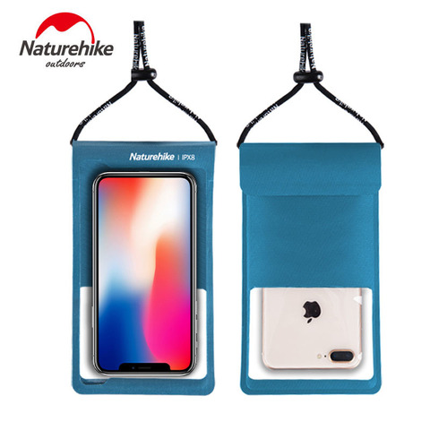 Naturehike 2022 New IPX8 Mobile Phone Waterproof Bag TPU Waterproof Membrane Diving Phone Waterproof Bag Case For Under 7 Inches ► Photo 1/6