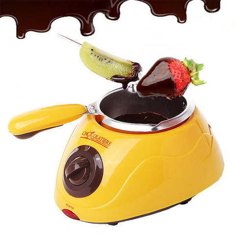 Electric Chocolate Candy Melting Pot Chocolate Fountain Fondue Chocolate  Melt Pot Melter Machine DIY Kitchen Cooking Tool - Price history & Review, AliExpress Seller - Qitherm Good Life Store