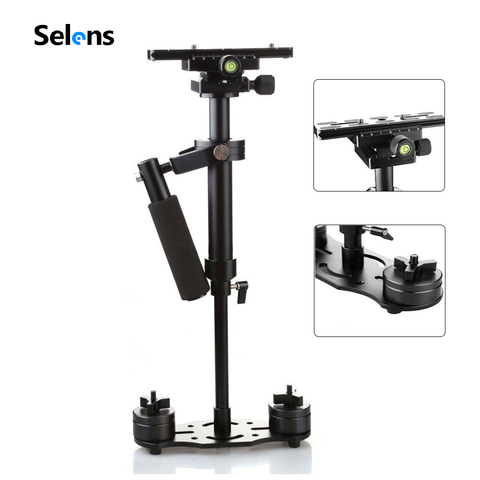 SITOO S40 Handle Stabilizer 40cm Aluminum Alloy Photography Video Handheld Stabilizer Shooting Steadycam DSLR Camcorder With Bag ► Photo 1/6