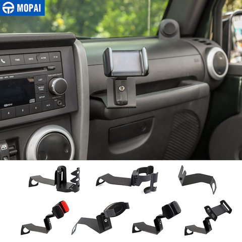MOPAI Car Bracket for Wrangler 2007-2010 Car Interphone Ipad Mobile Phone Holder Accessories for Jeep Wrangler JK 2007-2010 ► Photo 1/6
