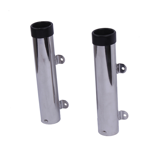 2pcs Removble Clamp Fishing Rod Holder Rack Deck Mount Stainless Steel Fish Rod Holders ► Photo 1/4
