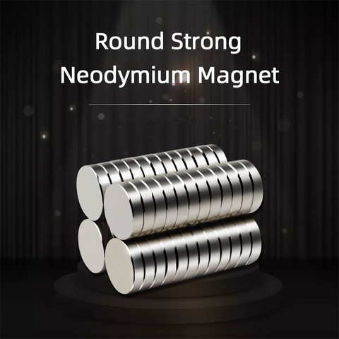 Neodymium magnet small Strong Round magnet Various sizes permanent fridge Electromagnet NdFeB Rare Earth magnetic sheet Disc ► Photo 1/6