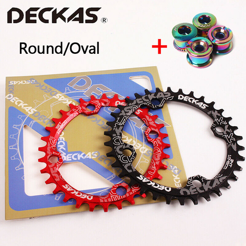 104BCD Mountain Bike Chainring Round Narrow Wide 32/34/36/38T Bicycle Chainwheel