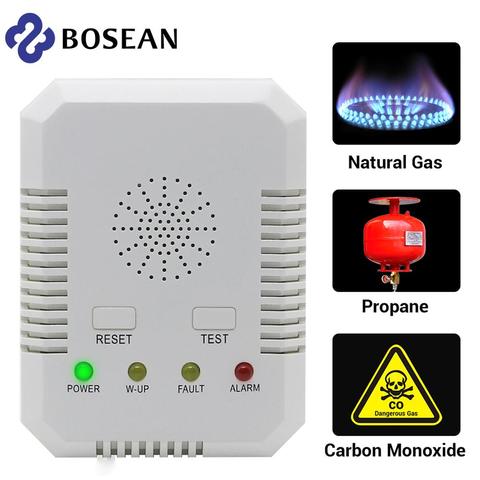 Natural Gas CO Gas Leak Detector Carbon Monoxide Combustible Gas Detector Alarm Determine Tester for Home ► Photo 1/6