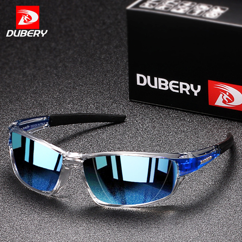 DUBERY Running Sports Polarized Sunglasses Men Lightweight PC Eyeglasses Frame Driving Night-Vision Sun Glasses Male UV400 KD167 ► Photo 1/5