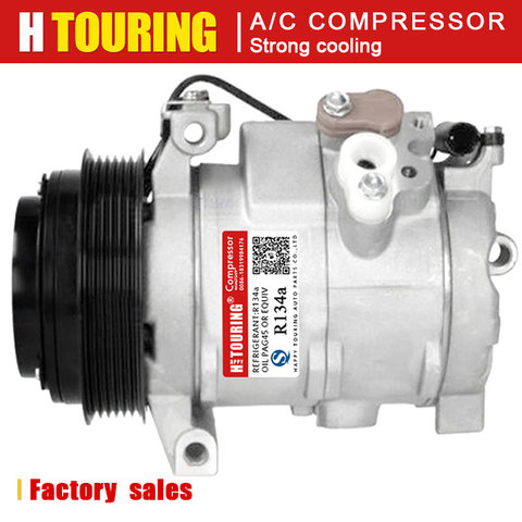 For denso 10s17c ac compressor For JEEP GRAND CHEROKEE 2.7 CRD 55116839AA 447220-4840 447180-4620 4472204840 4471804620 ► Photo 1/6