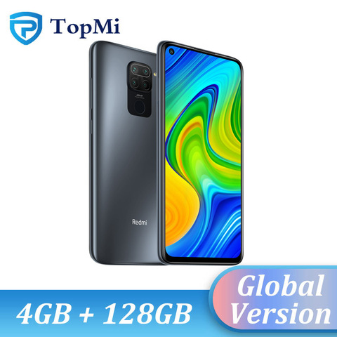 Global Version Xiaomi Redmi Note 9 Smartphone 4GB RAM 128GB ROM MTK Helio G85 Octa core 18W 5020 mAh Battery 6.53
