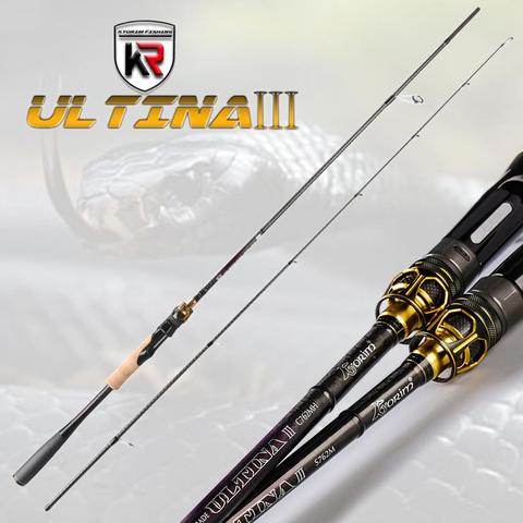 KYORIM 2 Sections Ultralight Biatcasting Spinning Rod Cane L/ML/M/MH Power Fast Action Lure Fishing Tackle For Bass Pike  Trout ► Photo 1/6