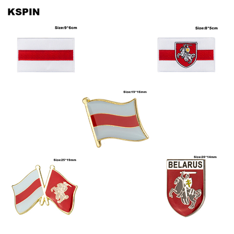 Belarus flag pin lapel pin badge  Brooch Icons 1PC KS-0031 ► Photo 1/6