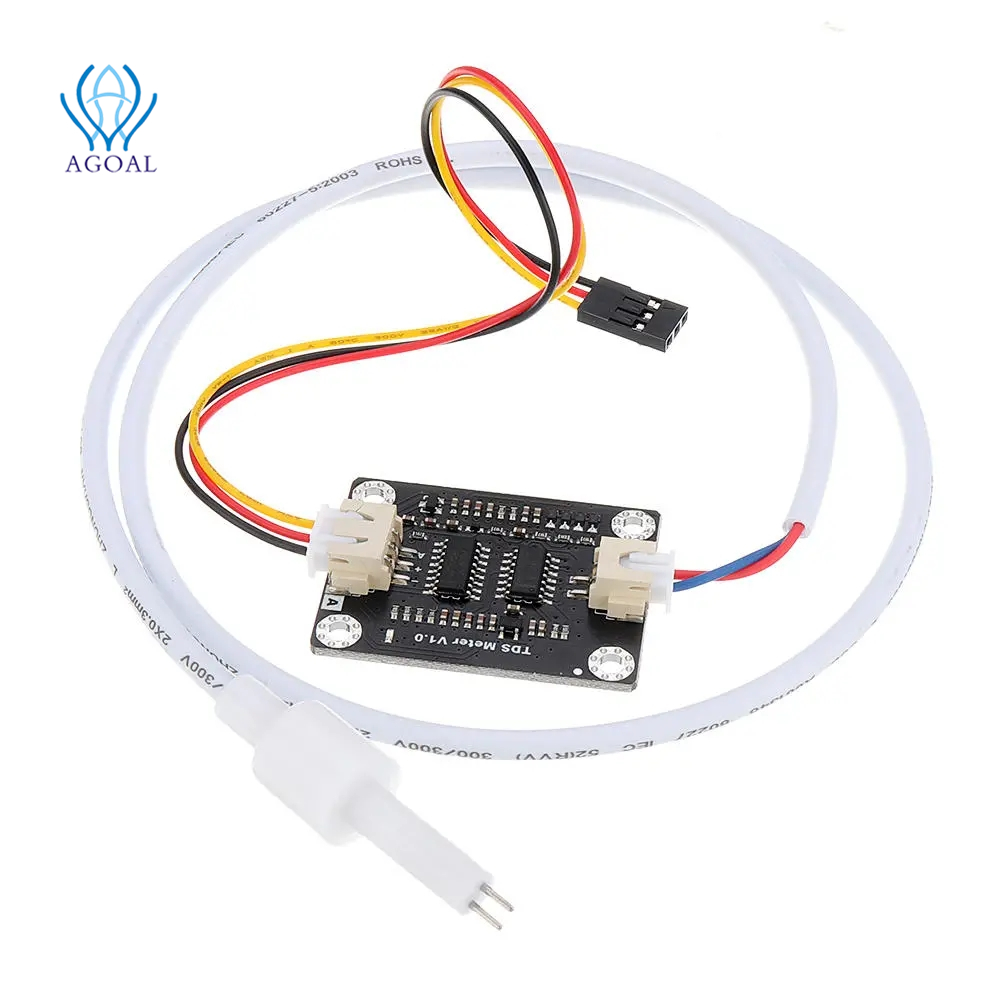 Analog Signal Water Quality TDS Sensor with DIN rail mount Extended Cables 