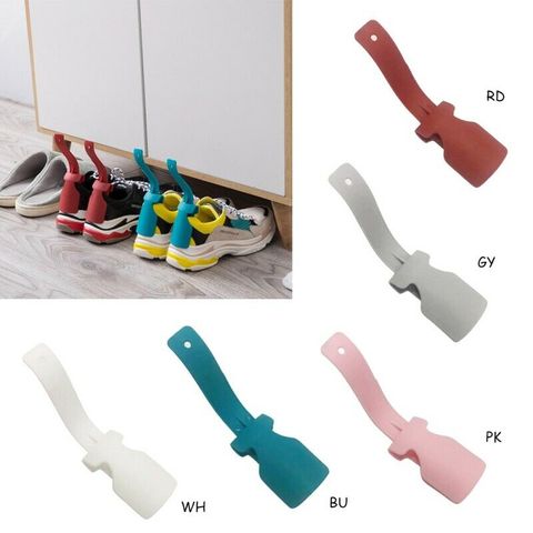 2PCS Lazy Unisex Wear Shoe Horn Helper Shoehorn Shoe Easy on and off Shoe Sturdy Slip Aid ► Photo 1/5