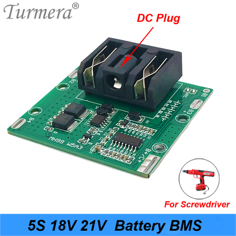5S 18v 21v 20A Li-ion Lithium Battery BMS 18650 battery screwdriver shura Charger Protection Board fit Turmera NEW high quality ► Photo 1/6