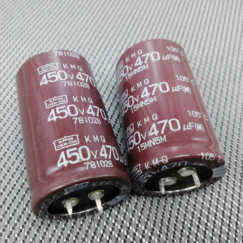4pcs new NIPPON KMQ 470uf 450v 30x50mm NCC electrolytic capacitor 470UF/450V CHEMI-CON kmq 450V470UF ► Photo 1/1