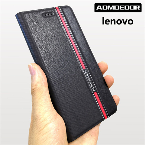 lenovo z5s a5 s5 k9 a6 k5 note 2022 play z6 pro s90 Case Leather flip cover for lenovo z6 lite back cases Wallet Style Stand ► Photo 1/6