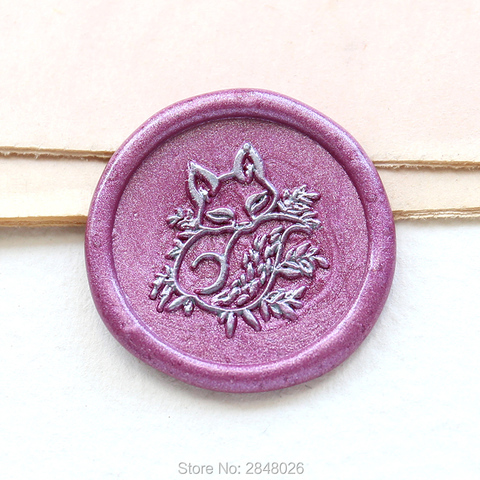 Fox Seal Stamp,Animals seal stamp,Lying fox Seal Stamp Kit,invitation seals,teachers' day gift packing Party  seal ► Photo 1/3