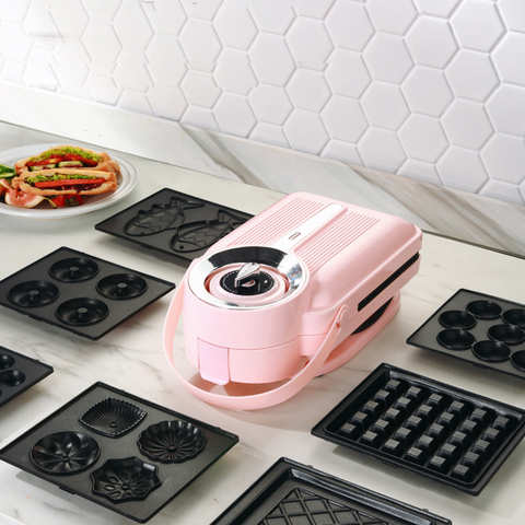 650W Electric Sandwich Maker Timing Waffle Maker Toaster Baker Breakfast Machine Takoyaki Pancake Donuts Sandwichera 220V ► Photo 1/6