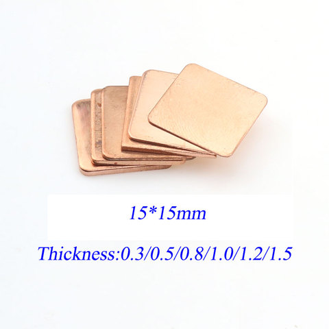 1Pcs 0.3mm/0.5mm/0.8mm/1.0mm Laptop Copper Sheet Plate Strip Shim Thermal Pad Heatsink Sheet For GPU CPU VGA Chip RAM Cooling ► Photo 1/3