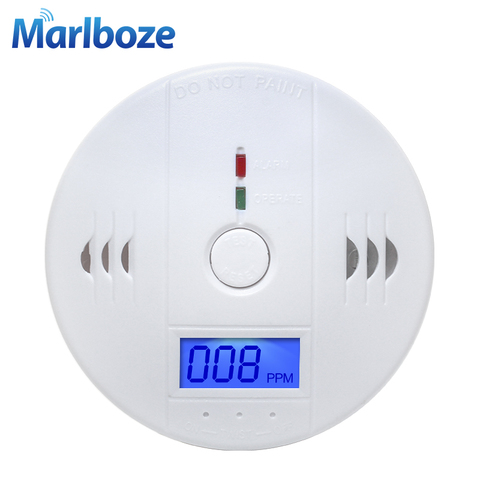 Home Security 85dB Warning High Sensitive LCD Photoelectric Independent CO Gas Sensor Carbon Monoxide Poisoning Alarm Detector ► Photo 1/6